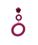 Double Hoop Flamenco Earrings for Women. Fuchsia 12.397€ #50639RSFX